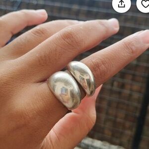 Sterling silver dome ring